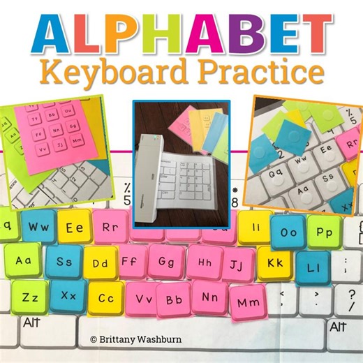 Alphabet Keyboard Practice: Tech Literacy Center (PDF Download) - Etsy