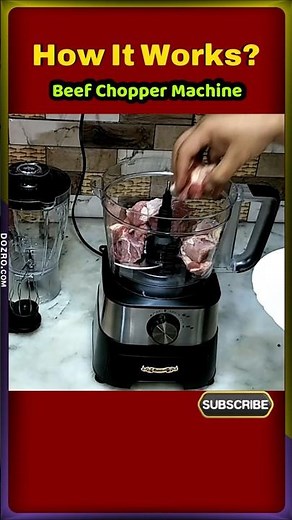 Beef Meat Chopper Machine in Food Processor | How It Works? #meat #mincedbeef #meatchopper