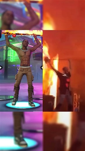 Travis Scott - RAGE Emote in Real Life🔥