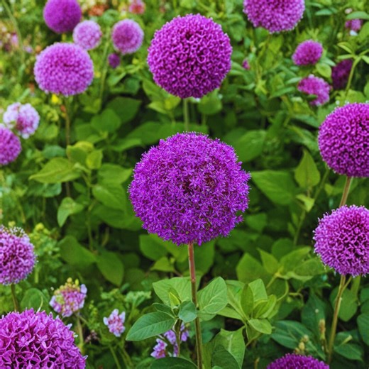 Giant Allium Seeds 25 | Allium Giganteum Purple Globe Flowers - Etsy