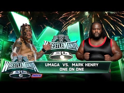 Full Match - Umaga vs Mark Henry: Single Match at Wrestlemania XL | WWE 2k25
