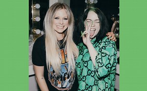 再次追星成功！碧梨Billie Eilish终于见到了自己的爱豆Avril Lavigne