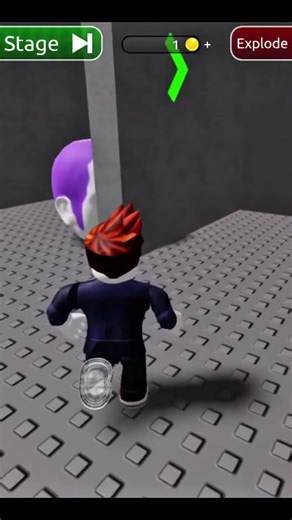 Trolling running head 😂 #shorts #roblox