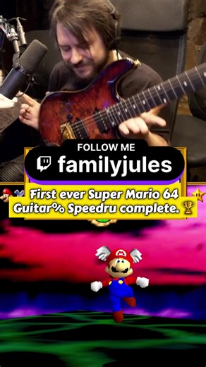 Playing Super Mario 64 with a Guitar Controller