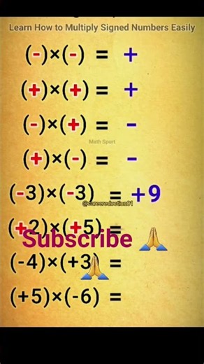 here is a good faster and easy trick to remember how to multiply signs..