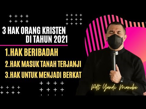 FULL KHOTBAH KRISTEN "TAHUN BARU 2021" : Pdt. YANDI MANOBE S.Th