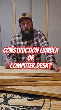 🔨 DIY Lumber Desk Build Teaser | Epic Woodworking Project – Subscribe for Full Tutorial!