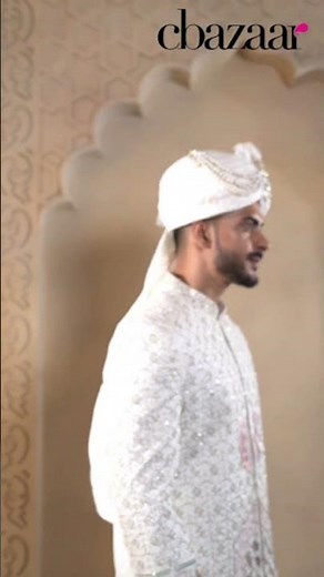 This White Indo-Western Sherwani is Groom Goals 🤍✨ | Royal Wedding Fashion