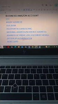 How to Create an Business Amazon Seller Account (Step-by-Step Guide 2026)