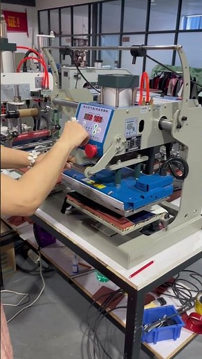 20x30cm Dual-Station Heat Transfer Machine with Moving Head - Fabric Lamination Test