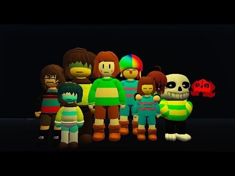 Undertale Last Corridor-Fast showcase all characters Chara team in Roblox