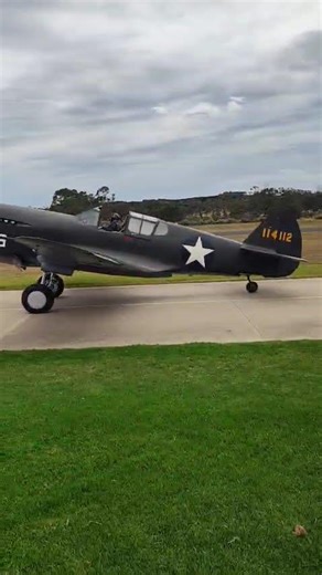Merlin powered P-40F Warhawk at Tyabb Airshow 2026
