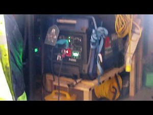 testing the hyundai p1Pe 4000i inverter petrol generator to it's limit with an inverter welder