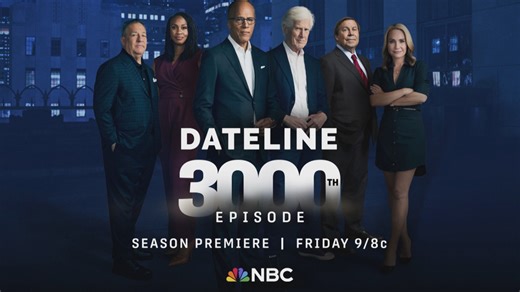 Who has their 34th season premiere this week AND is hitting their milestone 3,000th episode? We do AND we are! It all starts Friday at 9/8c on Dateline. We hope you’ll join us. | Dateline NBC
