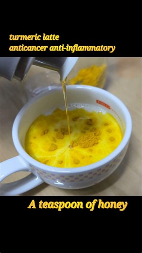 Turmeric Latte, Gold Latte My secret recipe 울금라떼만들기 항암 항염 혈관질환 꿀과 울금 나만의레시피 50대건강지키기