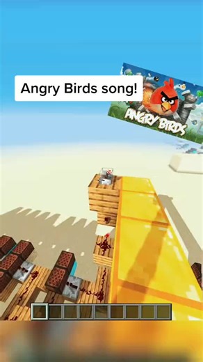 Angry Birds Song on Minecraft Note Blocks