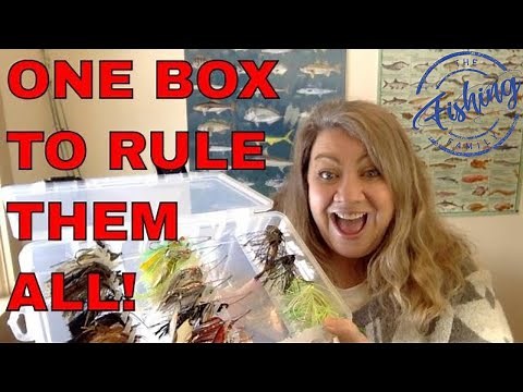How To Store Spinnerbaits, Chatterbaits & Jigs in ONE Plano Box! Tackle Organization Tips
