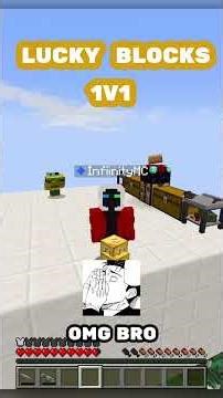 1V1 LUCKY BLOCKS WITH DREAM 💀 #minecraft #dc #dccomics #marvel #dream #minecraftmods