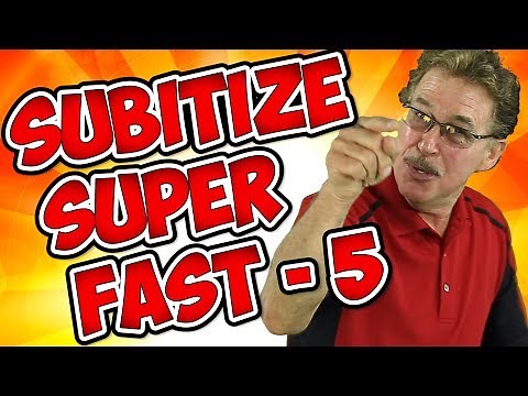 Subitize Super Fast | Subitize to 5 | Jack Hartmann