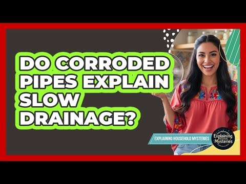Do Corroded Pipes Explain Slow Drainage?