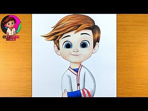 How to Draw and Color Tim Templeton from The Boss Baby