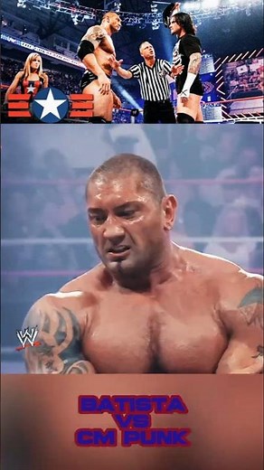 CM Punk vs Batista - 2008 Great American Bash Highlights #wwe #cmpunk #batista #classic #shorts