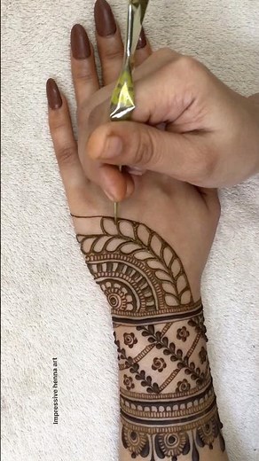 Latest beautiful mehndi design !😍 #mehndi #mehndidesign #mehandi #mehendi #mehndidesigns