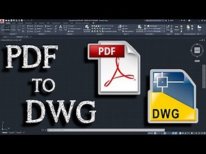 AutoCAD 2020 - Como converter PDF para DWG