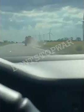 Drone narrowly misses tanker truck