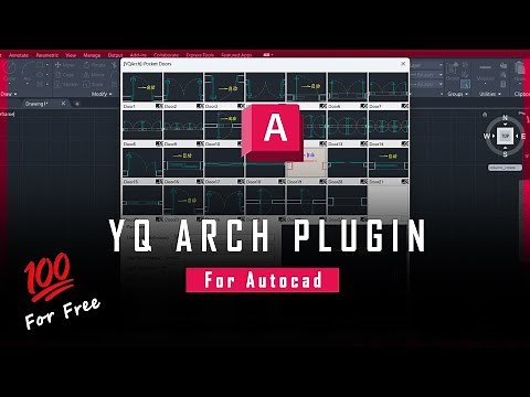 How to download ( yq arch ) plug in for autocad for free 💯