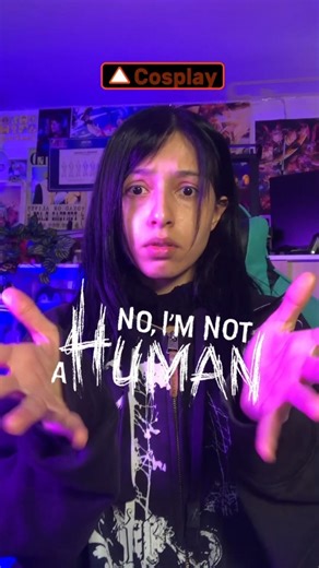 No im not a human Cosplay Cat lady 🐱💫 | #cosplay #shorts #imnotahuman #halloweenmakeup