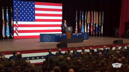 Trump Speaks at Marine Corps Base Quantico