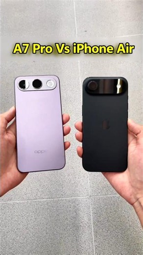 Oppo A7 Pro vs IPhone Air Comprison!Is it an iPhone or an OPhone?