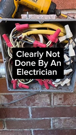 This junction box is massively overfilled. When they moved the main panel, the conductors came up short, so all the splices got jammed into a tiny box—and the conduit feeding the new panel is overloaded too. That means trapped heat, insulation damage, and loose connections. A junction box at least double the size should’ve been installed to safely handle this many conductors. Follow us across platforms: YouTube: @AvidInspectionSpecialists Facebook: Avid Inspection Specialists TikTok: @avid_inspe
