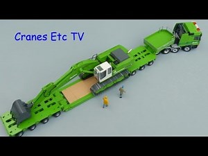 Conrad Mercedes-Benz Titan + Goldhofer Trailer 'Christen' by Cranes Etc TV