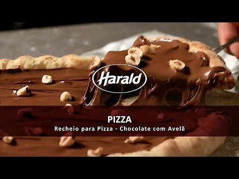 Recheio de Pizza sabor Chocolate com Avelã