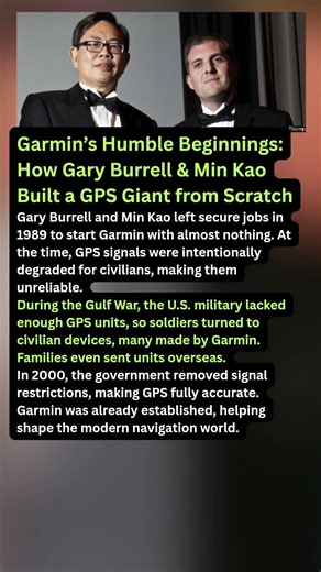 Garmin’s Humble Beginnings: How Gary Burrell & Min Kao Built a GPS Giant from Scratch