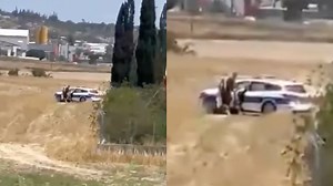 Cops caught having sex inside patrol vehicle in Cyprus: video