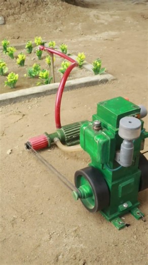 DIY Mini Water Pump Farming Project | Mini Irrigation System Build #shorts