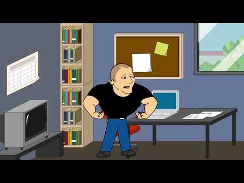 Childish Dad Gets Scared Of "Power Rangers VS Barney"