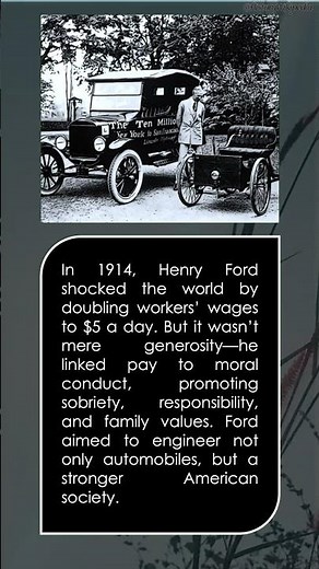 Henry Ford’s $5 Revolution – Building Cars and Character #IndustrialRevolution