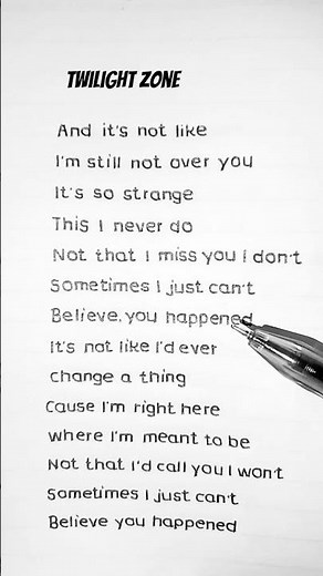 Twilight Zone - Ariana Grande (Lyrics)