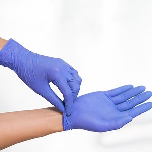 [Hot Item] Purple/Blue Color Nitrile Gloves Industrial Chemical Examination Gloves Hand Protective Rubber Gloves