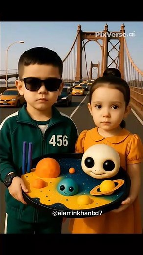 "Alien Dessert Awakening 🌌 | Mysterious Forest Encounter in 4K Animation"