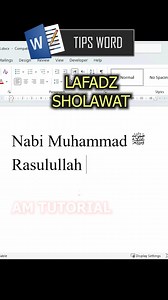 77K views · 886 reactions | lafadz shalawat #microsoftword #belajarngetik #belajarexcel #belajarkomputer #tutorialkomputer | AM Tutorial | Facebook