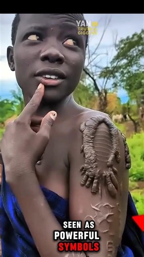 Why Do Some Ethiopian Women Choose Scarification? 😲 #africantribes #ethopia #scarification