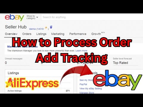 How to Process Order on Ebay from AliExpress and Add Tracking Id Dropshipping from Pakistan