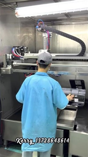 Laptop Keyboard Panel Robotic Painting Machine & Dryer