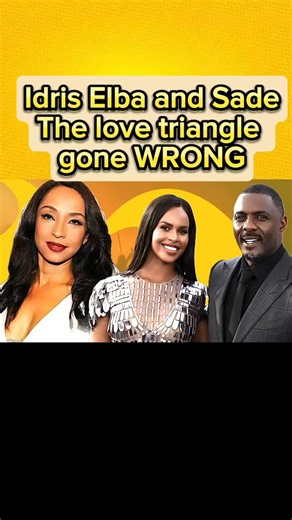 Idris Elba and Sade in a love triangle gone wrong! #Idriselba #sade #actor #music #lovetriangle | Carlos Hardy