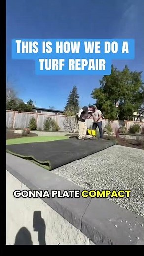 How do you fix dimples in your synthetic turf? This is exactly how we’re doing it.